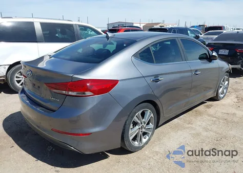2017 Hyundai Elantra Limited z USA, uszkodzony, nr VIN KMHD84LF4HU173361